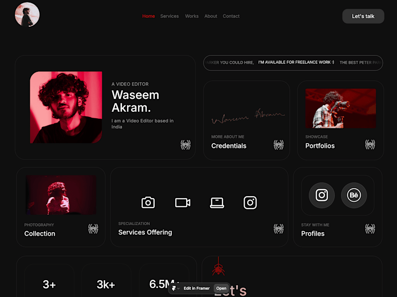 Cover image for Photography Website