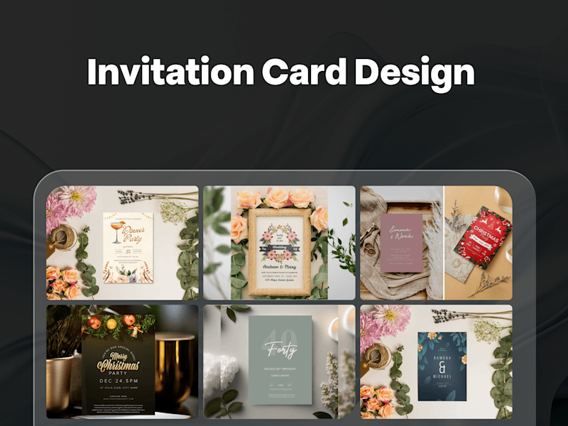 Cover image for Invitation card design