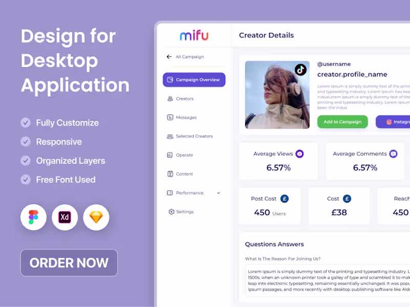 Cover image for Desktop Application UI/UX Design 