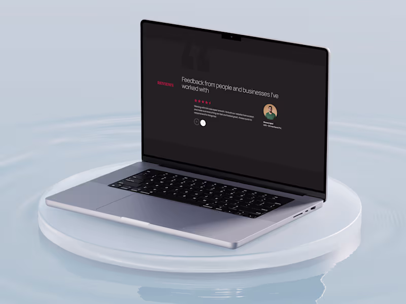 Cover image for Developer's Portfolio Website Design