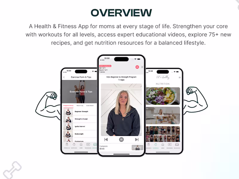 Cover image for A health and fitness platform