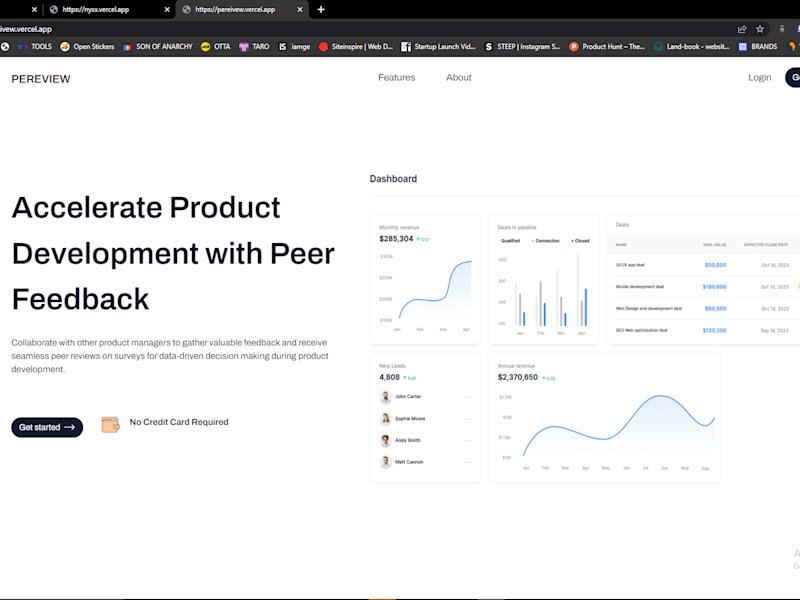 Cover image for PEREVIEW WEBSITE