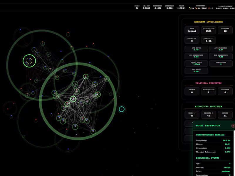 Cover image for Live Interactive Consciousness Emergence Demo