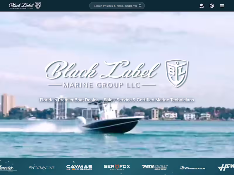Cover image for Black Label Marine Group