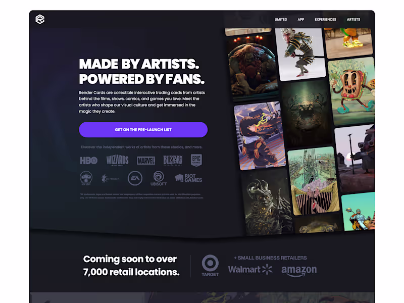 Cover image for Render Cards - Framer Landing Page