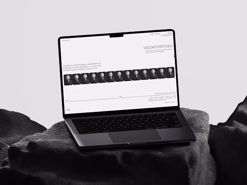 Cover image for VLADIMIR - Portfolio Webflow Template