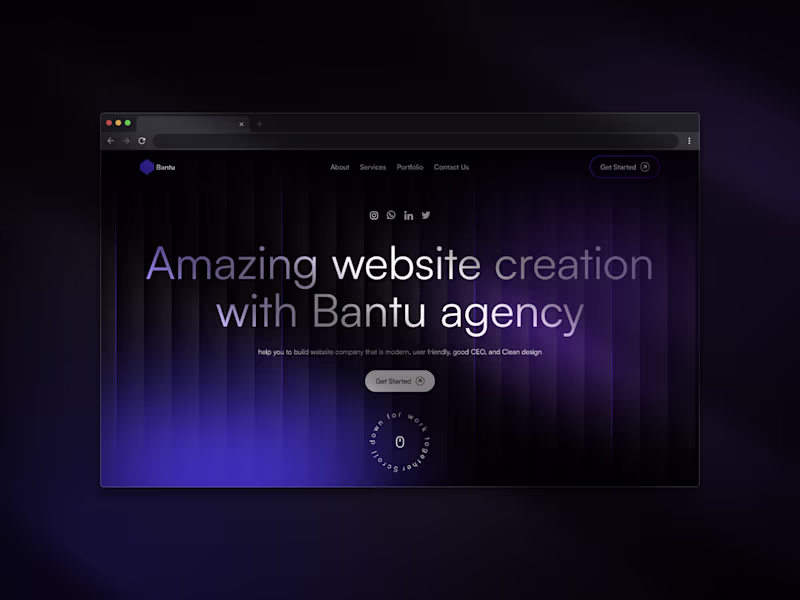 Cover image for 🚀 Modern Agency Website UI Concept is Live! 🔗 Website desi...