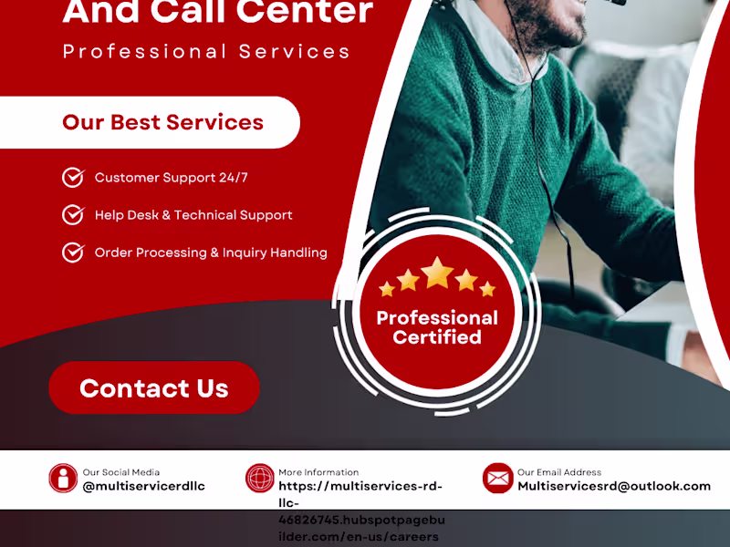 Cover image for Customer support Specialist