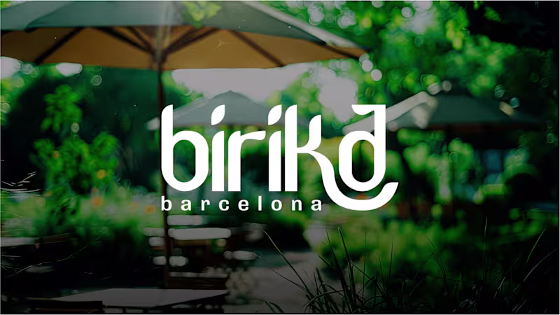 Cover image for Identity design for Birika, a restaurant in Barcelona