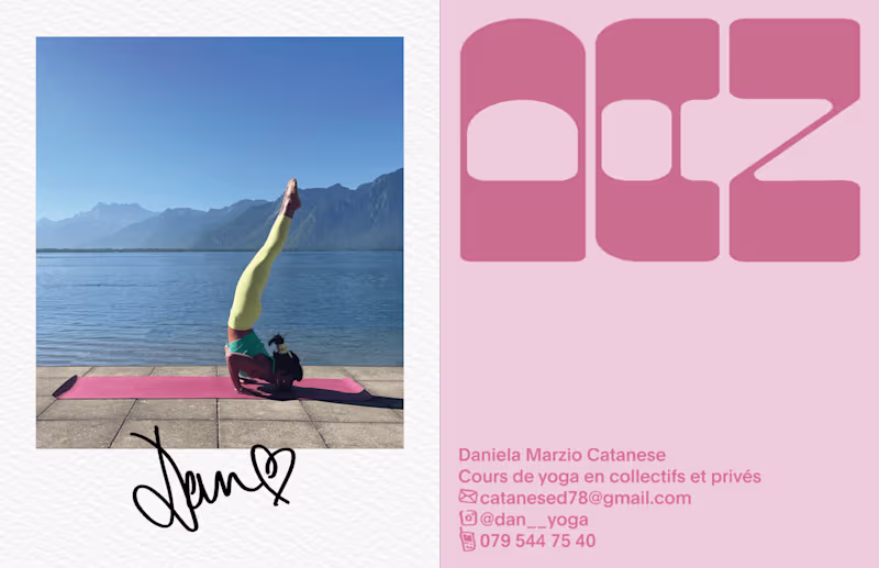 Cover image for visual identity and business card