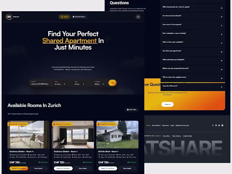 Cover image for Flatshare - Apartment Rental Platform
I