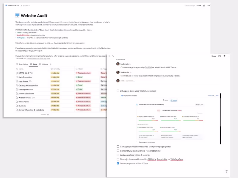 Cover image for Website audit with 150+ checks to improve SEO, UX, & conversions