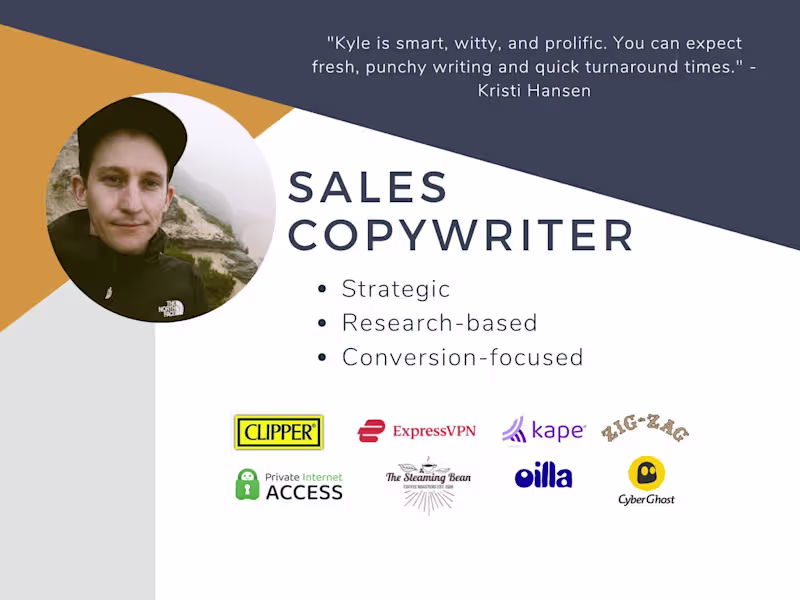 Cover image for Copy to engage, nurture, and convert your prospects.