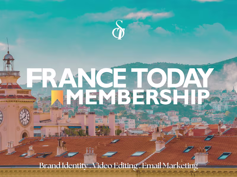 Cover image for France Today Membership | Branding and Marketing
