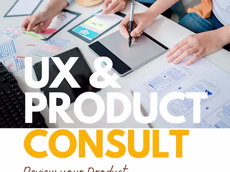 Cover image for UX and Product Consulting Service
