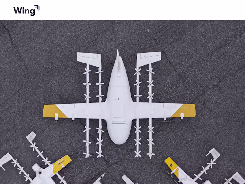 Cover image for Google Wing - Marketing Site