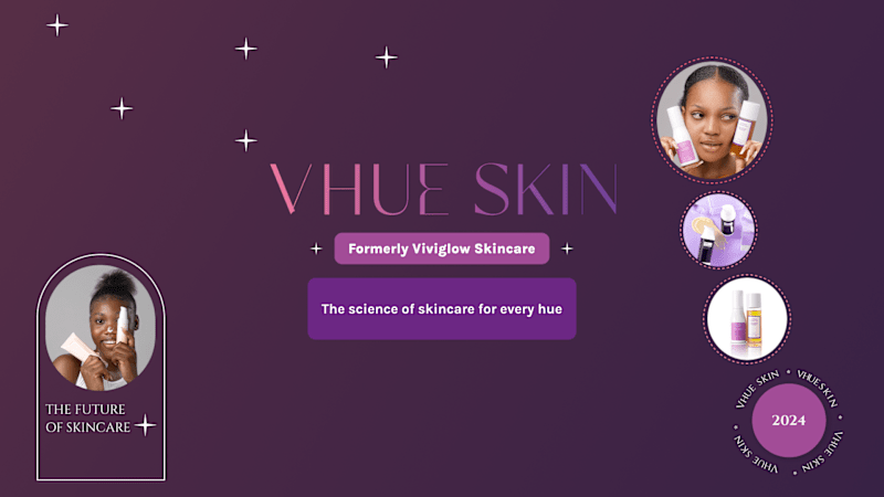 Cover image for Vhue skin pitch deck