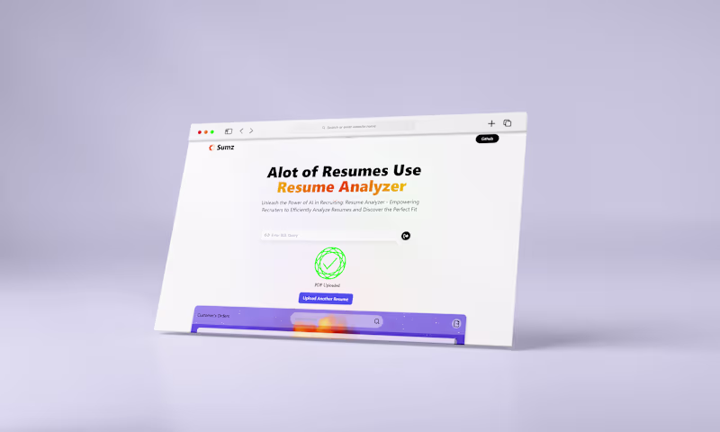 Cover image for Resume Analyzer