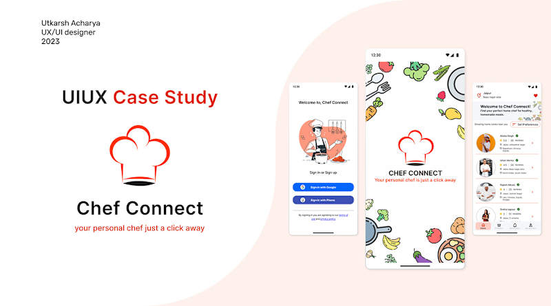 Cover image for UX/UI Case Study: Home Cook Finder App (1) | Images :: Behance