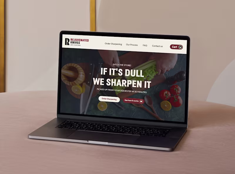 Cover image for Rejuvenated Knives (Brand Identity)