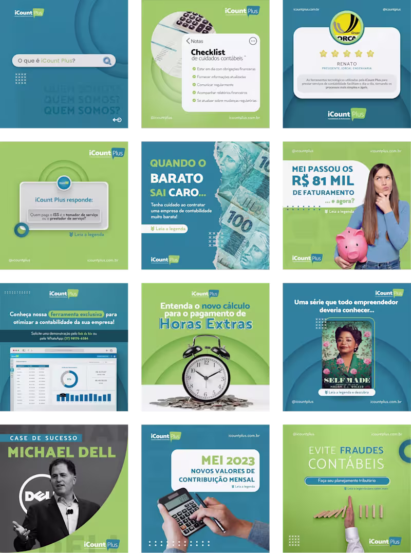 Cover image for Social Media Management | iCount Plus