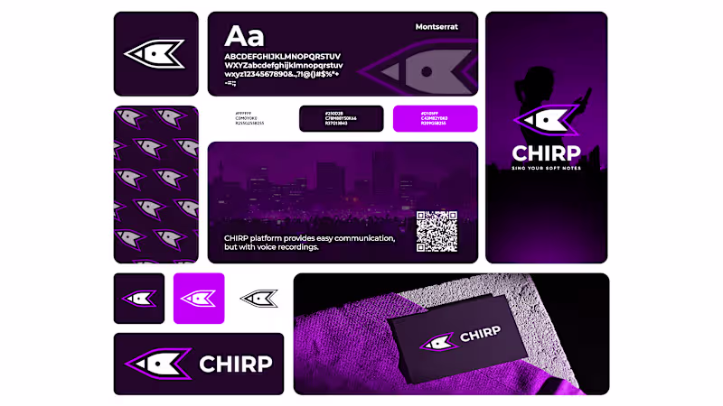 Cover image for Brand Identity - CHIRP