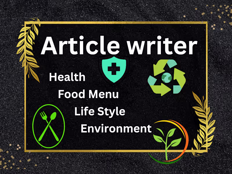 Cover image for I can write different articles 2500 to 3500 within a day.