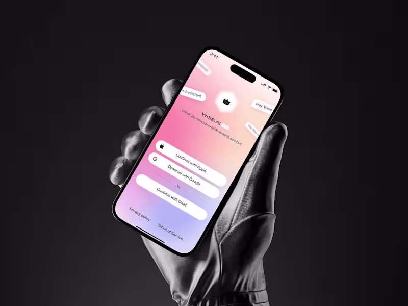 Cover image for UI/UX Design for Wise Ai Chatbot Platform