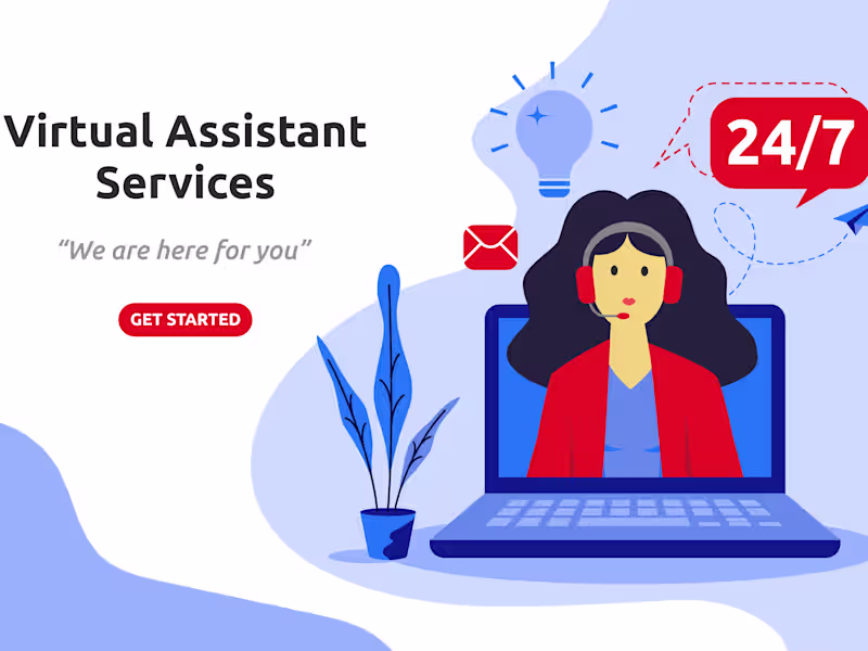 Cover image for I will your virtual assistant to perform your administrative job