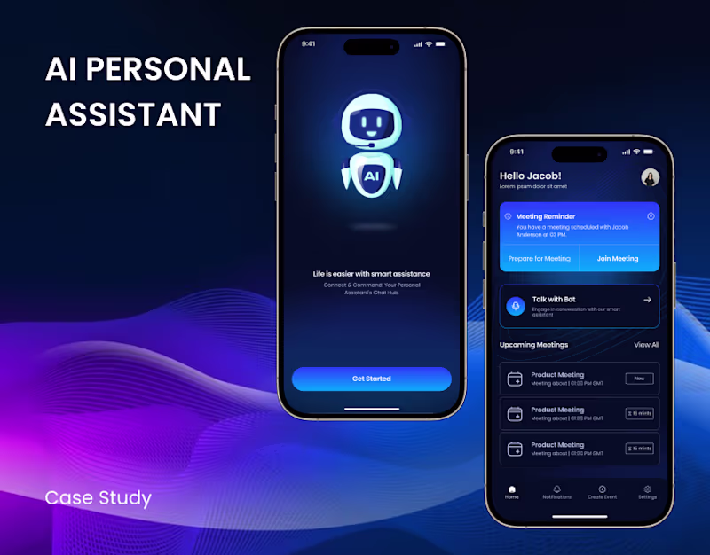 Cover image for AI Personal Assistant :: Behance