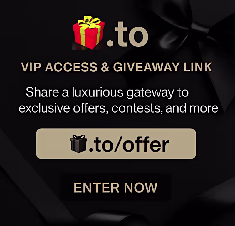 Cover image for 🎁.to VIP Access & Giveaway Link
