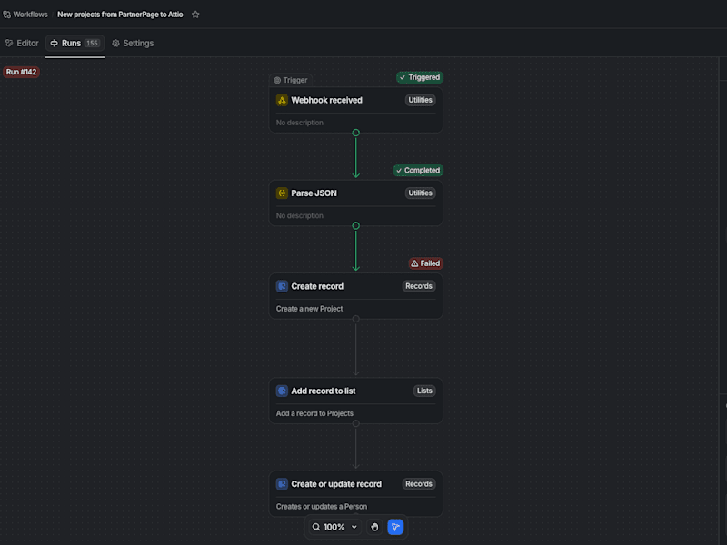 Cover image for Automated CRM system for Marketplace company built in Attio