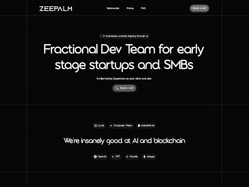 Cover image for Software Development Services - Agency Website
