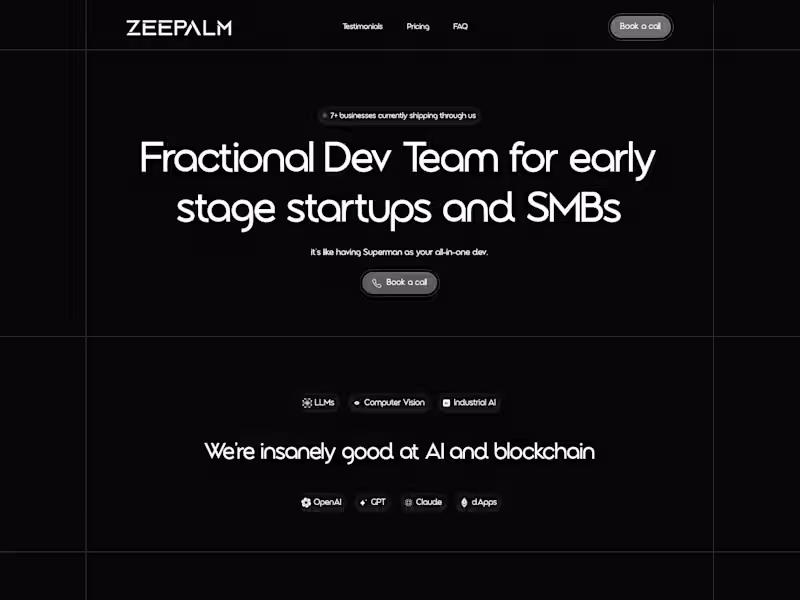 Cover image for Software Development Services - Agency Website