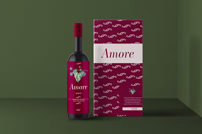 Cover image for Amore Wine | Package Design