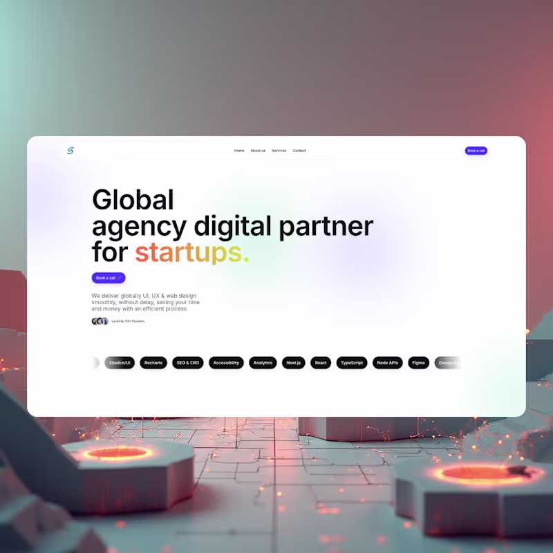 Cover image for SolveitX — Design Agency Website (UI/UX + Web) Overview Solv...