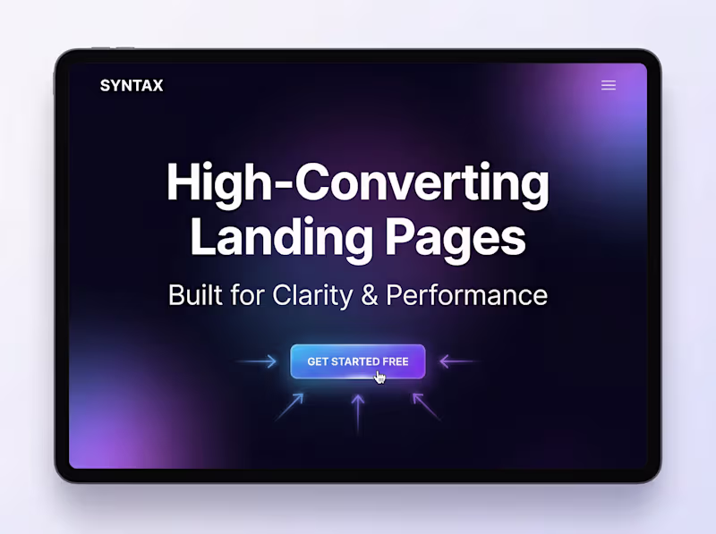 Cover image for High-Converting Landing Page for Ads & Sales