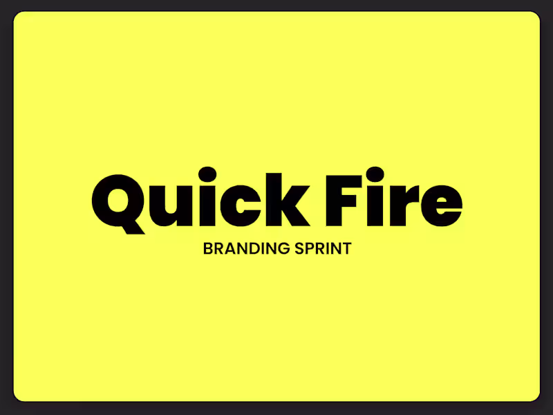 Cover image for Branding Sprint