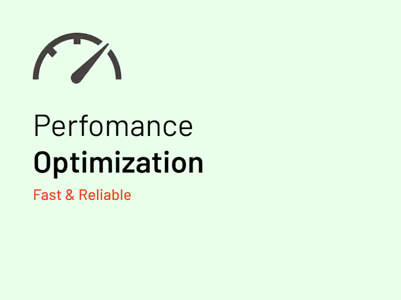 Cover image for Performance Optimization