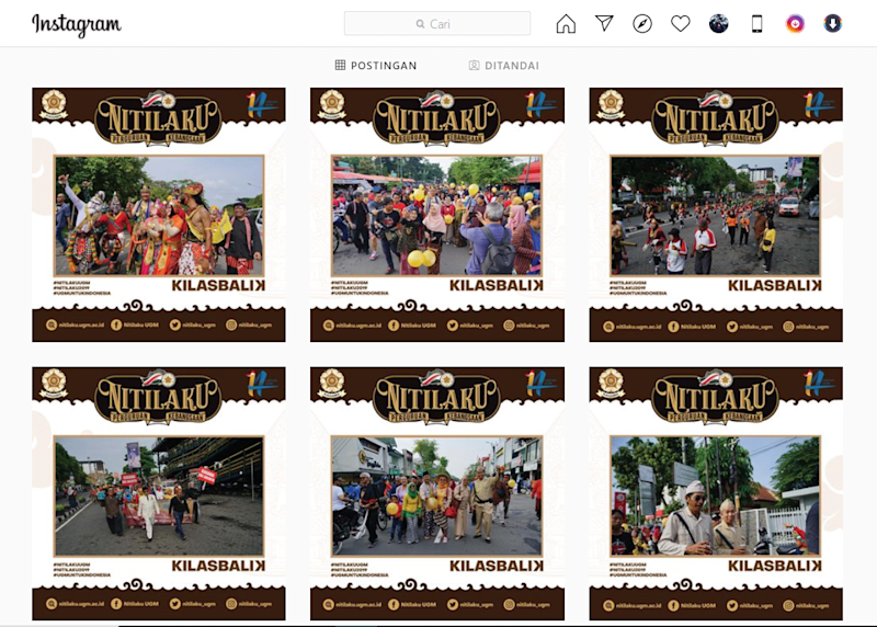 Cover image for Nitilaku UGM 2019