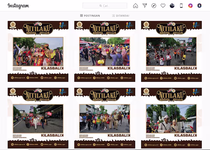 Cover image for Nitilaku UGM 2019