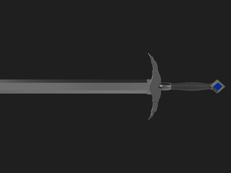 Cover image for A sword modelled from concept