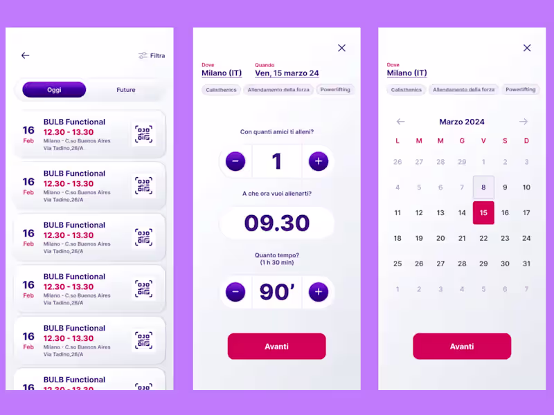 Cover image for Gym Website Mobile UI