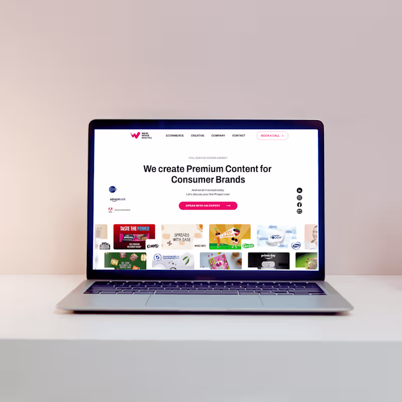 Cover image for New Wave Digital Framer Website