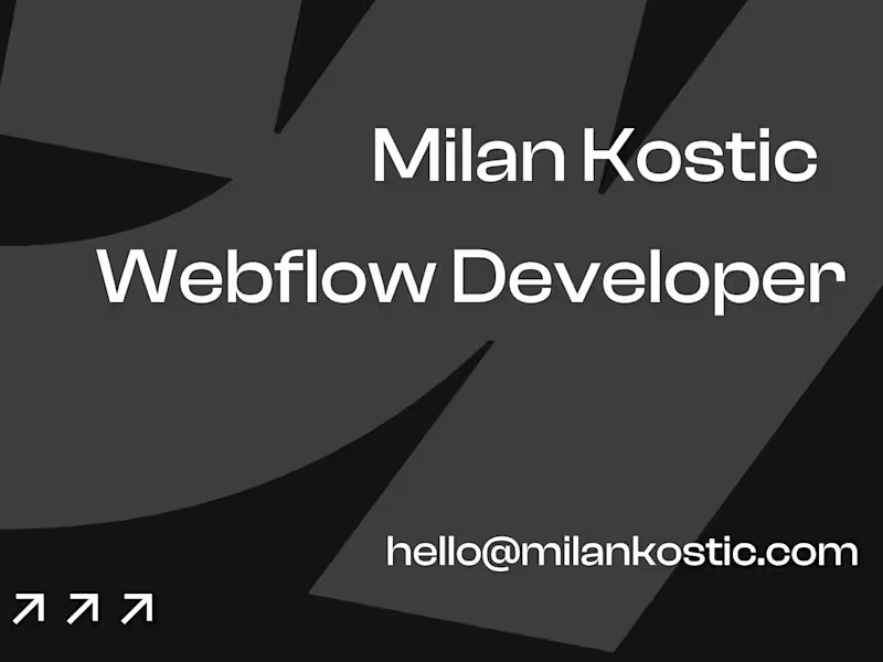 Cover image for Webflow Development