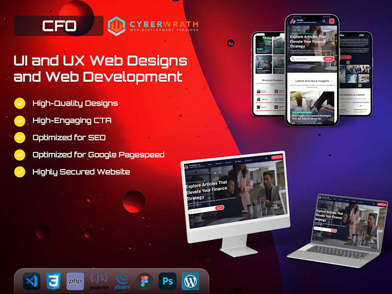Cover image for Insight CFO - WordPress Website Development and Designs