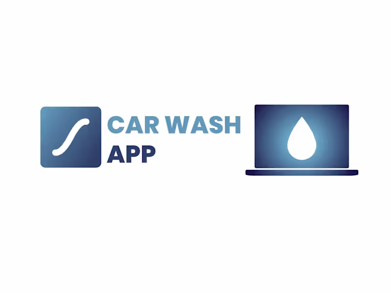 Cover image for Car Wash App Animation (Lottie, Json, GIF)