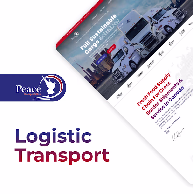 Cover image for Peace Transportation Logistic Servicer