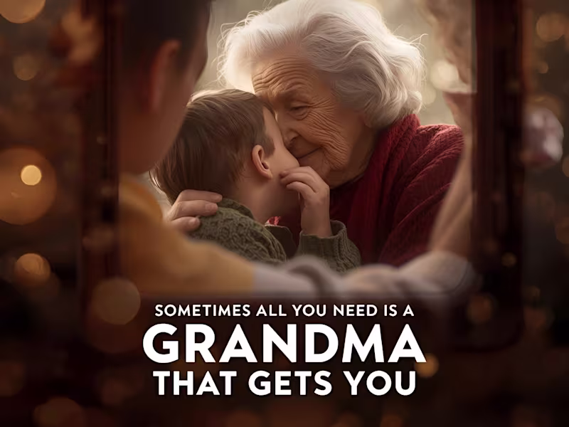 Cover image for 👵💛 Meet AI Grandma — your gentle, digital comfort. Overwhe...