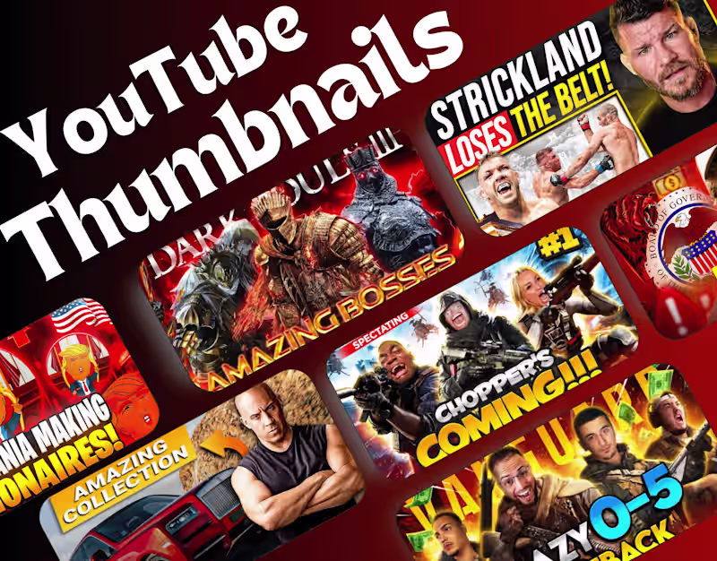 Cover image for YouTube Thumbnail Design
